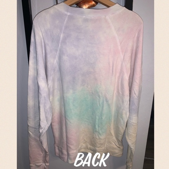 Last! Pastel Cloud Tie Dye Raglan Sweatshirt - Picture 13 of 15